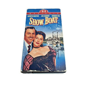 Show Boat VHS 1951 MGM Musical Movie Clamshell Case Retro Film